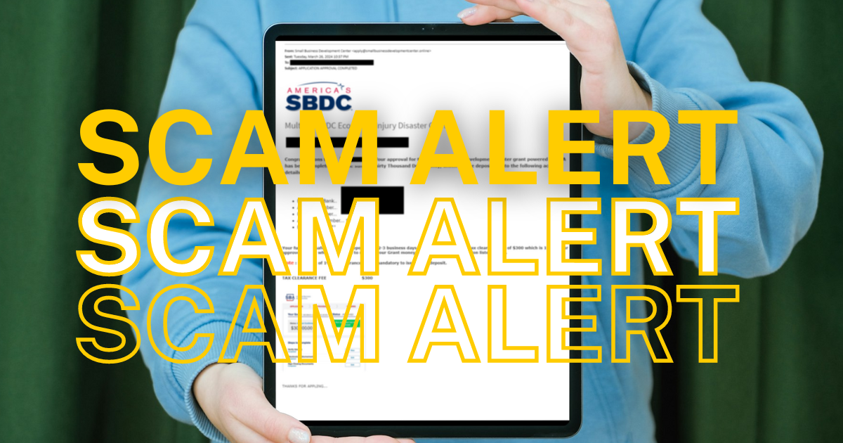 New Scam Targeting Small Businesses | Alaska Small Business Development ...